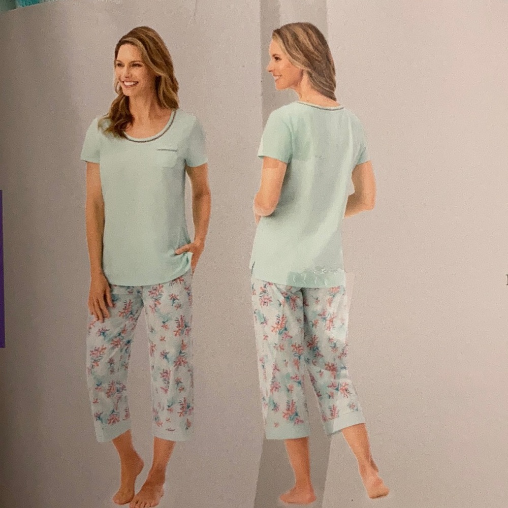 Carole Hickman 4 piece Cotton Pajamas